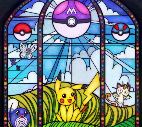 Charmander Pokemon Inspired Handmade Stained Glass Suncatcher Craibas