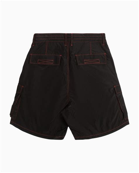 Static Nylon Cargo Shorts Pleasures Bottoms Shorts Black