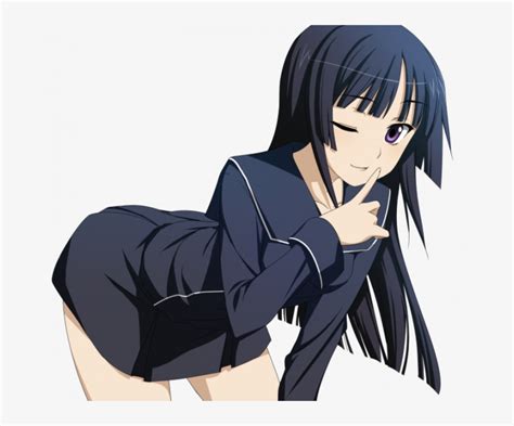 Download Transparent Anime Girl Bending Over Anime Anime Girls Long Hair Sexy Anime Girl