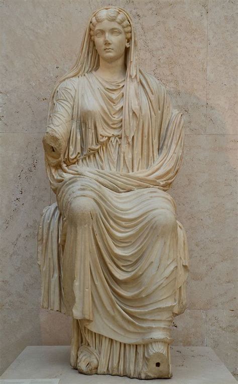 Empress Livia Drusilla Ad 14 19 From Paestum National Archaeological Museum Of Spain Madrid
