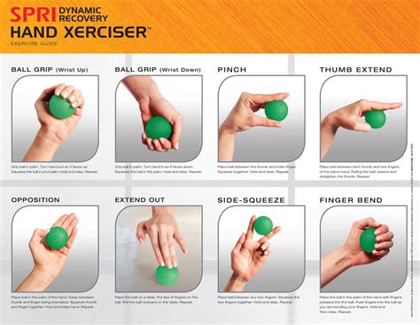 Spri Hand Therapy Exercise Ball Kit Sports And Outdoors