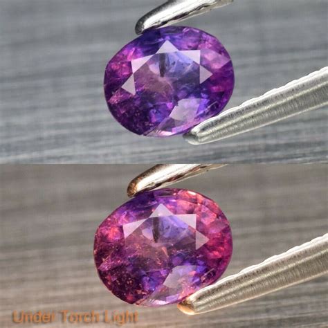 Genuine 100 Natural Color Change Sapphire 47ct 50 X 40 X 26mm Oval