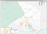 Caldwell County, NC Wall Map Premium Style by MarketMAPS