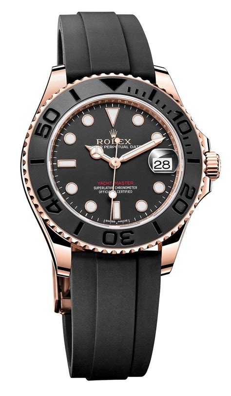 Prices for vintage models from the 1930s and 40s, such as the oyster sport aqua ref. Rolex Yacht-Master 116655 Watch In Everose Gold With Black ...