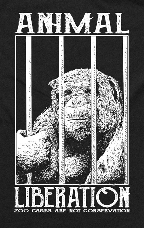 Animal Liberation Front Zip Up Hoodie Front Activism ALF Earth | Etsy