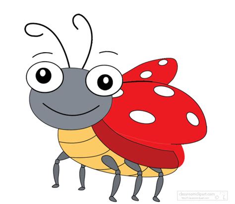 Animals Clipart Lady Bug Animation Classroom Clipart