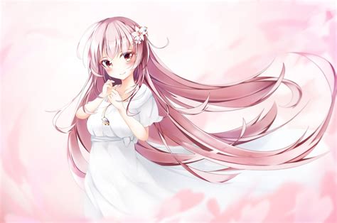 Pink And White Anime Wallpapers Wallpaper Cave