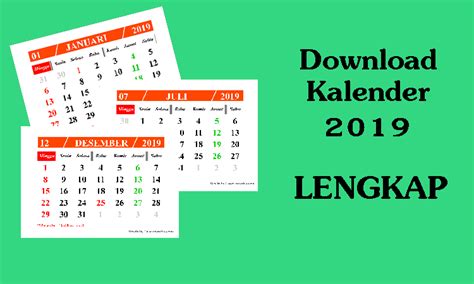 Download Kalender 2019 Pdf Masehi 1440 Hijriyah Lengkap Neradua