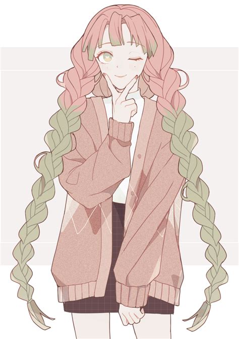 Kanroji Mitsuri - Kimetsu no Yaiba - Image by Pixiv Id 56346868