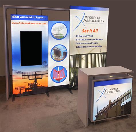 Our Custom Modular Led Backlit Display With Monitor And Branded Backlit