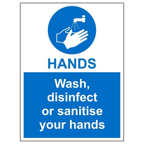 Disinfect Or Sanitise Your Hands Linden Signs And Print