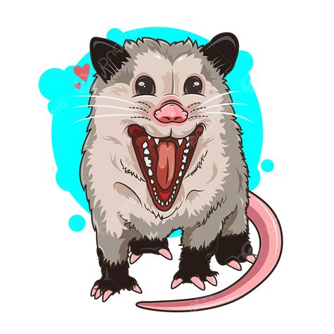 Cute Possum Clipart Transparent Background Cute Possum Cartoon With