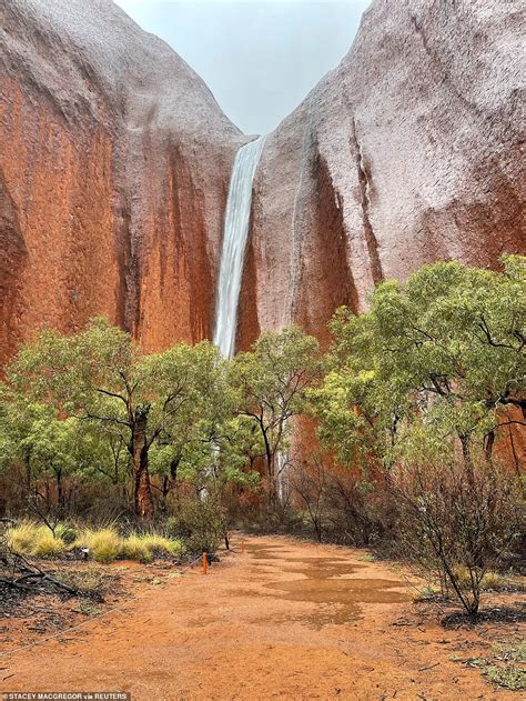 Stunning Pictures Capture The Moment Water Cascades Down The Sides Of