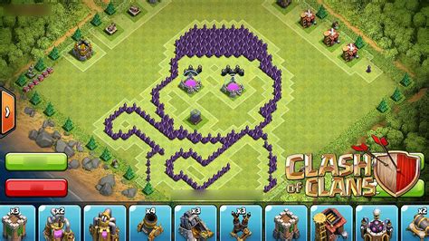 Clash Of Clans Cool Base Designs 2 Youtube