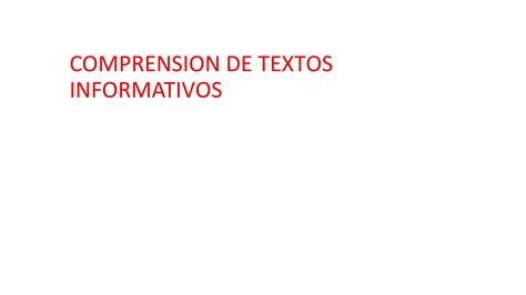 Calaméo Comprension De Textos Informativos