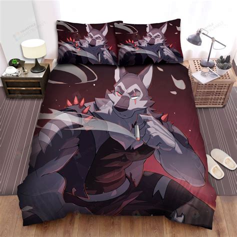 helluva boss wolf bed sheets spread comforter duvet cover bedding sets yourquiltstyle