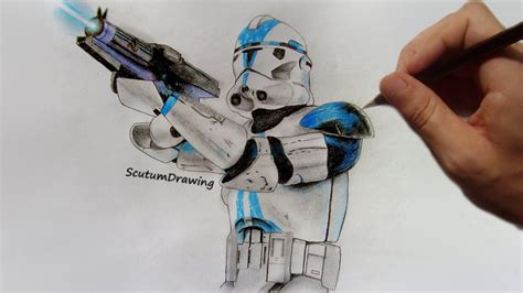 How To Draw A Clone Trooper From Star Wars The Internaljapan9