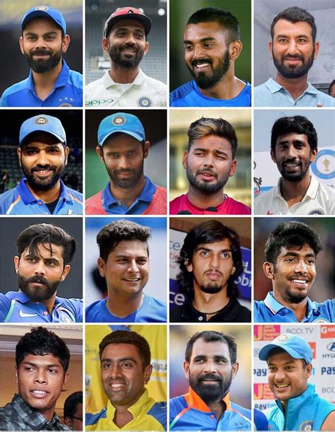 Indian Cricket Players Photos With Names
