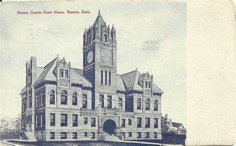 Courthouse Postcard Harvey County Historical Society