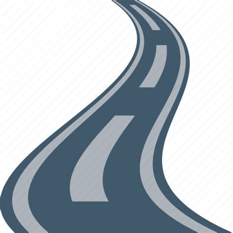 Highway Path Road Route Thoroughfare Icon Download On Iconfinder