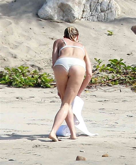 Gwyneth Paltrow In White Bikini Gotceleb