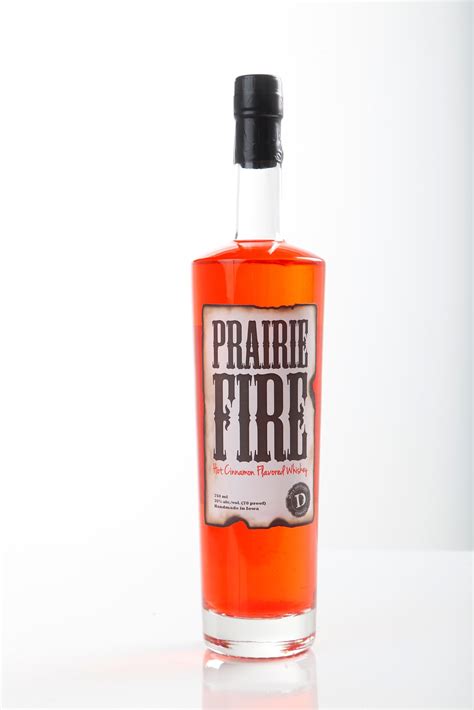prairie fire cinnamon flavored whiskey by iowa distilling company 25 99 at ingersoll wine