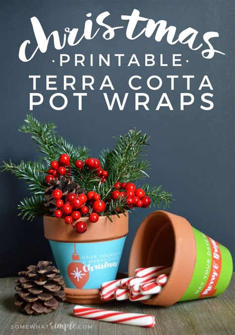 Terracotta Pot Craft Ideas Gardens Christmas Printables Christmas