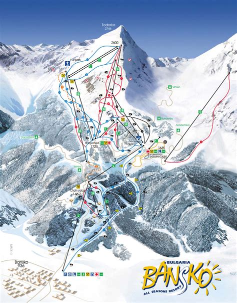 At the mid station, you find chalin valog pistes (#15 and #16). Bansko | Good Ski Guide