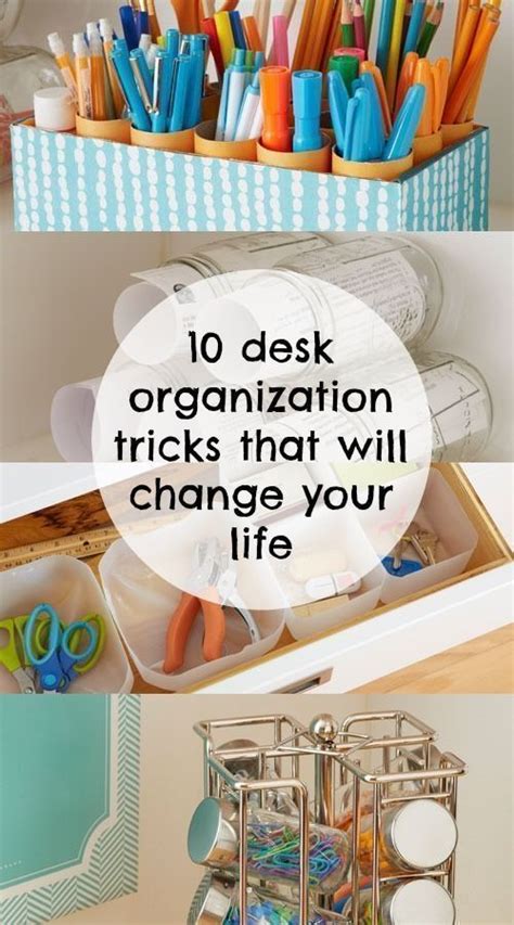Genius 10 Simple Desk Organization Tricks That Will Change Your Life
