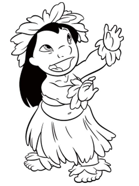 Everybody loves the disney animated feature film lilo and stich (2002). Lilo And Stitch Hula Colouring Pages - Coloring Home