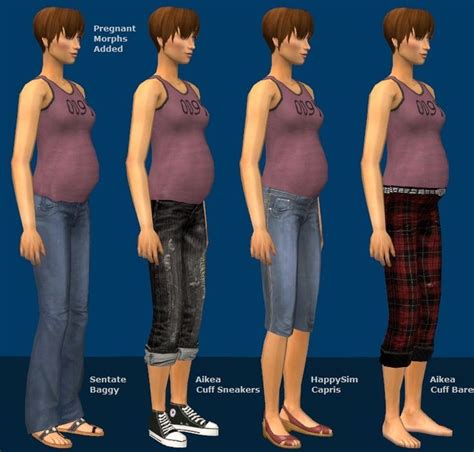 sims 4 pregnant belly overlay