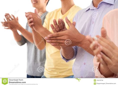 Applauding people stock photo. Image of ovation, applause ...