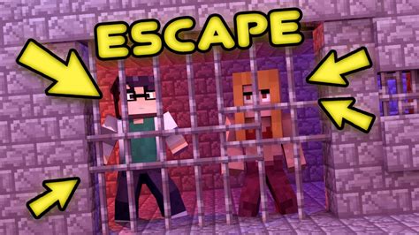 Minecraft How To Escape Prison Custom Map Adventure Youtube