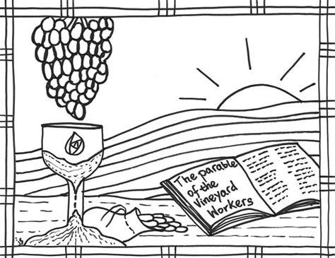 Parable Of Workers In Vineyard Clip Art Stushie Art