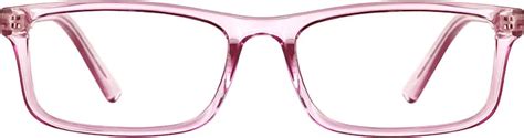 pink rectangle glasses 125417 zenni optical