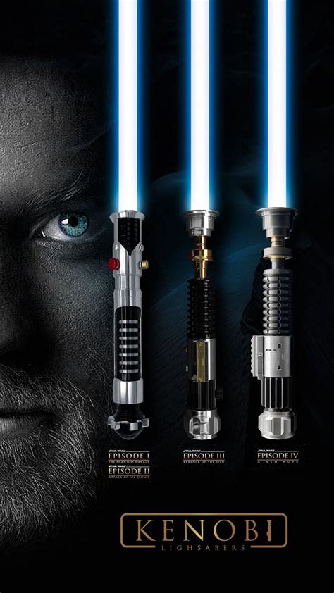 The Lightsabers Of Obi Wan Kenobi Star Wars Light Saber Star Wars