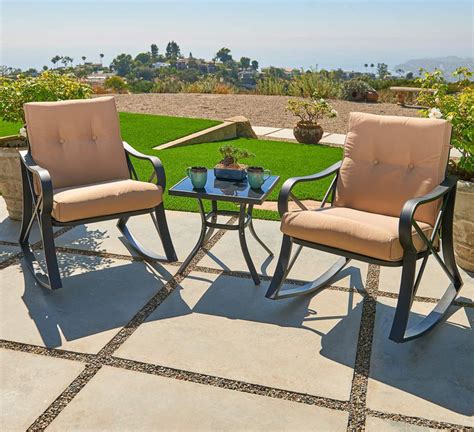 Best Rated 3 Piece Outdoor Conversation Patio Sets With Cushions