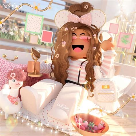 Instagram Cute Aesthetic Roblox Gfx Brown Hair