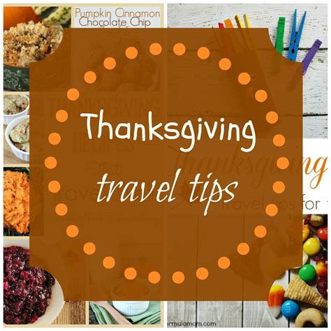 Organizing Plus 123 Thanksgiving Travel Tips