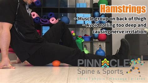 Hamstrings Spiky Ball Pinnacle Spine And Sports Concord West Youtube