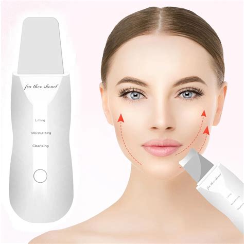 pore cleaner professional ultrasonic facial skin scrubber blackhead ion deep face cleaning