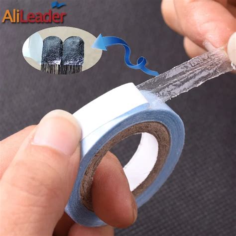 Blue 3 Yards Super Tape For Hair Extensions Adhesive Wig Tape Lace