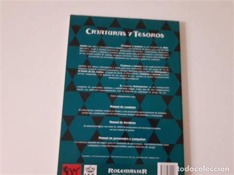 Antiguo y colosal es un juego de rol creado por josé lomo que ofrece aventuras extraordinarias en un mundo a escala titánica donde los más pequeños están a punto de. rolemaster: criaturas y tesoros (joc, juego de - Comprar ...