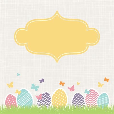 Easter Background Design Vector Free Download