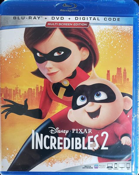 Incredibles 2 Blu Raydvddigital Code 2019 Movies And Tv