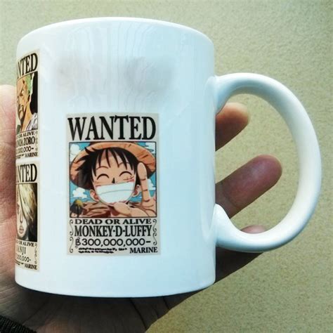 One Piece Wanted Bounty Coffee Mug One Piece Merchandise Up To 80