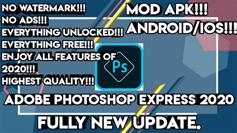 Adobe Photoshop Express Premium Mod Apk 2020 Youtube
