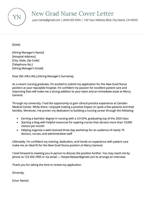 I have developed the capabilities to be of excellent service as an rn to royal life healthcare through my 3 years of preceptorship nursing experience backed by my. New Grad Nurse Cover Letter | Free Sample Download in 2020 ...