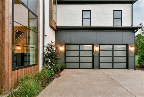 Glass And Aluminum Modern Garage Doors Haney Door