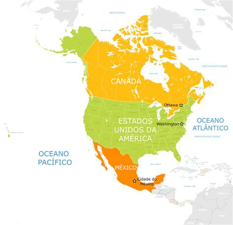 capitais da américa do norte informações mapas e fotos geografia infoescola